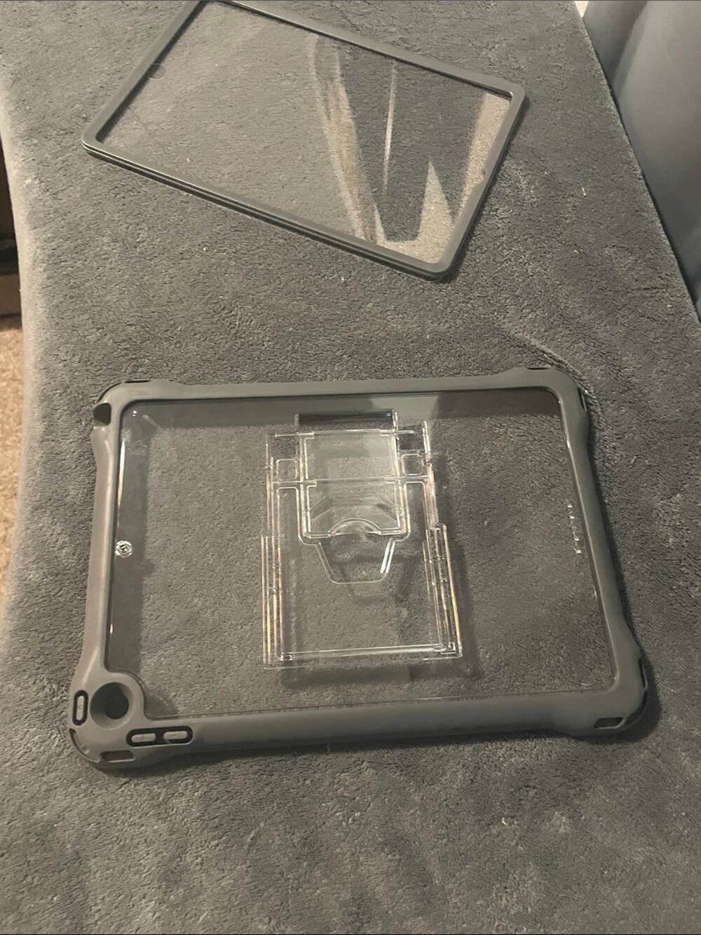 Logitech Clear Back Tablet Case with Gray Bumper NWOT